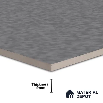 Terrazzo Floor & Wall Tile TL 06141 D S&P Nero 4 ft x 2 ft Vitrified Matte Finish - 9 mm | Ideal For Living Room, Bedroom, Bathroom, Kitchen (Sample)