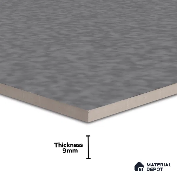 Terrazzo Floor & Wall Tile TL 06141 D S&P Nero 4 ft x 2 ft Vitrified Matte Finish - 9 mm | Ideal For Living Room, Bedroom, Bathroom, Kitchen (Sample)