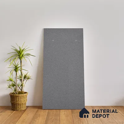 Terrazzo Floor & Wall Tile TL 06141 E S&P Nero 4 ft x 2 ft Vitrified Glossy Finish - 9 mm | Ideal For Living Room, Bedroom, Bathroom, Kitchen