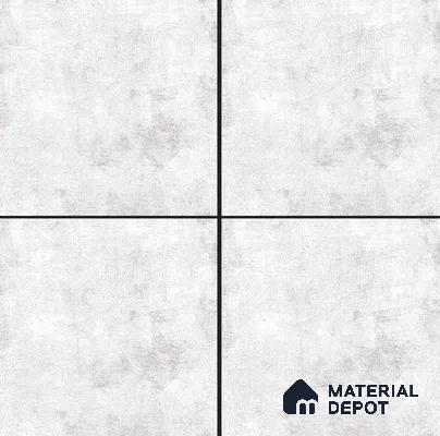 Cement Wall & Floor Tile TL 04672 B Nimbus Carrara Giola White washed/weathered Surface 2 ft x 2 ft Porcelain Matte Finish 8 mm | Suitable for Living Room, Bedroom, Bathroom, Kitchen & Balcony