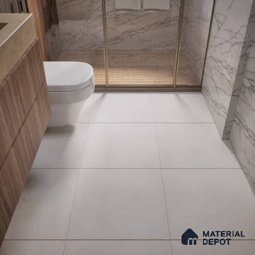 Plain Wall & Floor Tile TL 04672 C Nimbus Flawless peach washed/weathered Surface 2 ft x 2 ft Porcelain Matte Finish 8 mm | Suitable for Living Room, Bedroom, Bathroom, Kitchen & Balcony