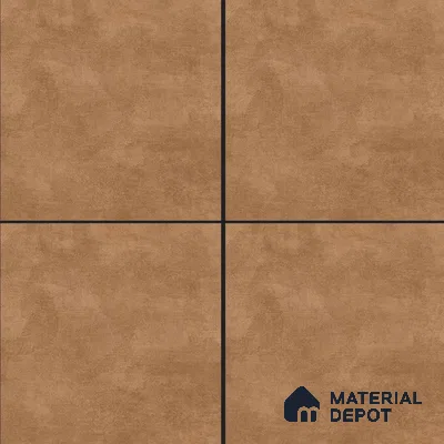 Cement Wall & Floor Tile TL 04672 E Nimbus Terracotta Brown washed/weathered Surface 2 ft x 2 ft Porcelain Matte Finish 8 mm | Suitable for Living Room, Bedroom, Bathroom, Kitchen & Balcony