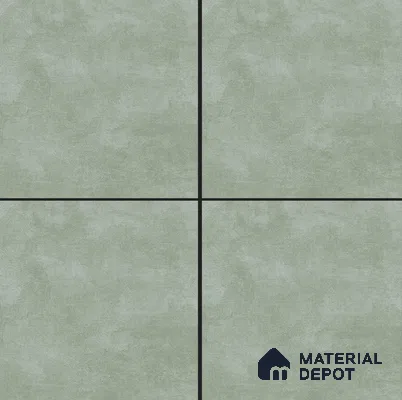 Cement Wall & Floor Tile TL 04672 F Nimbus Dream Green washed/weathered Surface 2 ft x 2 ft Porcelain Matte Finish 8 mm | Suitable for Living Room, Bedroom, Bathroom, Kitchen & Balcony