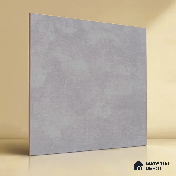 Cement Wall & Floor Tile TL 04672 H Nimbus Oyster Beige washed/weathered Surface 2 ft x 2 ft Porcelain Matte Finish 8 mm | Suitable for Living Room, Bedroom, Bathroom, Kitchen & Balcony
