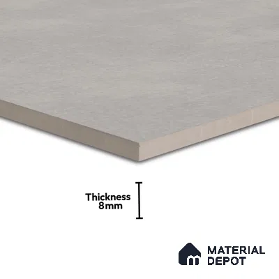 Cement Wall & Floor Tile TL 04672 H Nimbus Oyster Beige washed/weathered Surface 2 ft x 2 ft Porcelain Matte Finish 8 mm | Suitable for Living Room, Bedroom, Bathroom, Kitchen & Balcony