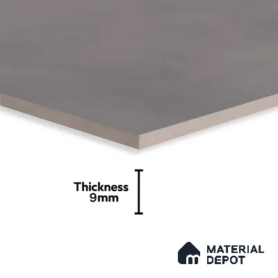 Grey Plain Wall Tile TL 06736 Lustra Ashen Breeze 2 ft x 1 ft Ceramic Carving Satin Finish - 9 mm |  | Suitable for Living Room, Bedroom, Bathroom (Sample)