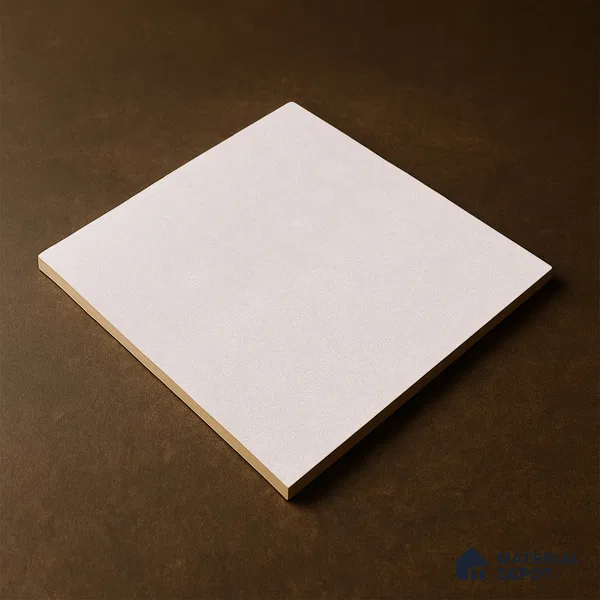 Plain Punch Floor Tile TL 05345 D Strada Terra Starry White 16 inch x 16 inch Vitrified Punch Matte Finish - 12 mm | Suitable for Parking, Balcony, Courtyard, Patio, Terrace (Sample)