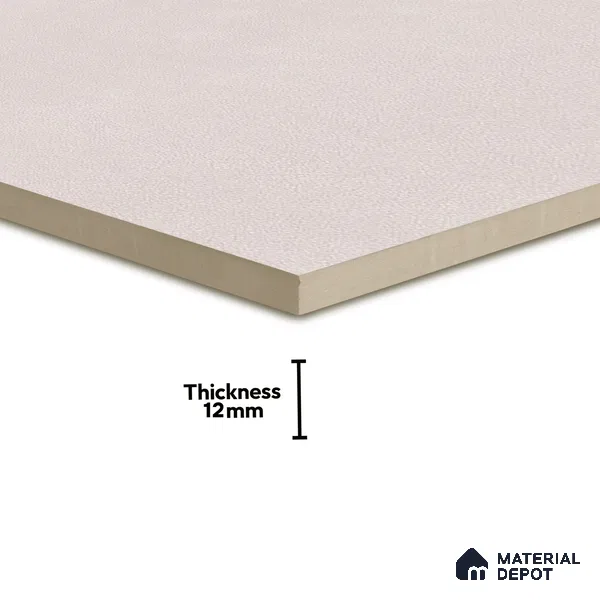 Plain Punch Floor Tile TL 05345 D Strada Terra Starry White 16 inch x 16 inch Vitrified Punch Matte Finish - 12 mm | Suitable for Parking, Balcony, Courtyard, Patio, Terrace (Sample)