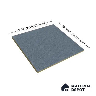 Punch Wall & Floor Tile TL 05345 Strada Terrazzo Ocean 16 inch x 16 inch Vitrified Punch Matte Finish - 12 mm | Suitable for Parking, Balcony, Courtyard, Bathroom, Terrace | Pattern Alignment May Vary | 2-3 mm Spacer is Mandatory