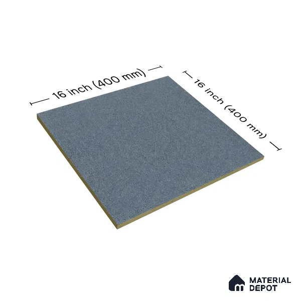 Punch Wall & Floor Tile TL 05345 Strada Terrazzo Ocean 16 inch x 16 inch Vitrified Punch Matte Finish - 12 mm | Suitable for Parking, Balcony, Courtyard, Bathroom, Terrace | Pattern Alignment May Vary | 2-3 mm Spacer is Mandatory