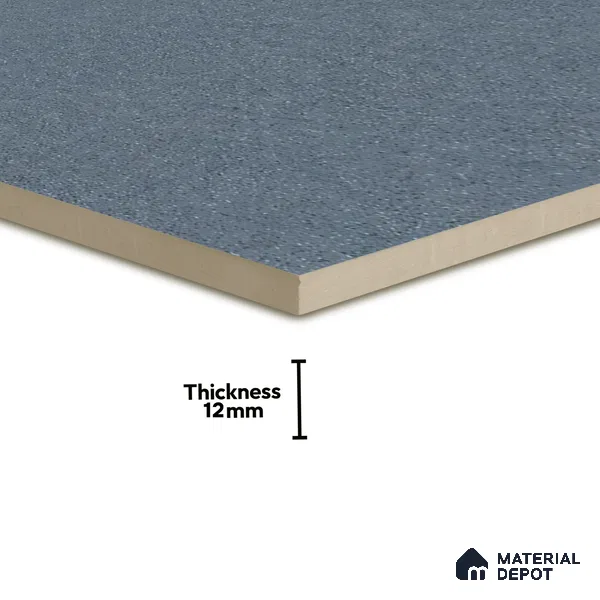 Punch Wall & Floor Tile TL 05345 Strada Terrazzo Ocean 16 inch x 16 inch Vitrified Punch Matte Finish - 12 mm | Suitable for Parking, Balcony, Courtyard, Bathroom, Terrace | Pattern Alignment May Vary | 2-3 mm Spacer is Mandatory