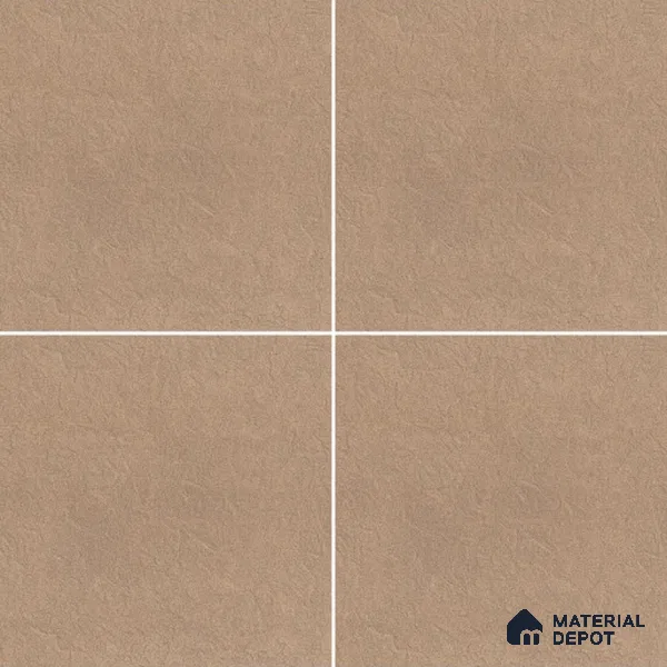 Plain Punch Floor Tile TL 05346 Strada Unix Bowen 16 inch x 16 inch Vitrified Punch Matte Finish - 12 mm | Suitable for Parking, Balcony, Courtyard, Patio, Terrace (Sample)