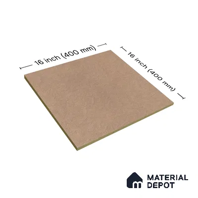Plain Punch Floor Tile TL 05346 Strada Unix Bowen 16 inch x 16 inch Vitrified Punch Matte Finish - 12 mm | Suitable for Parking, Balcony, Courtyard, Patio, Terrace (Sample)