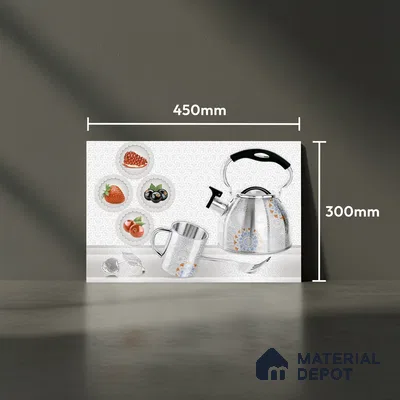 TL 01766 B KT 1 Cutlery White 18 x 12 inch Glossy Finish Ceramic Wall Tile - 7 mm