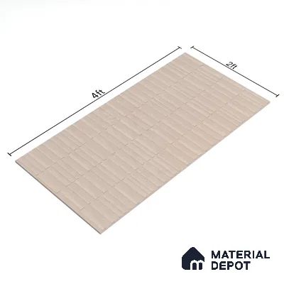 Punch Wall Tile TL 06203 B Proactylix Alpine Decor 4 ft x 2 ft Vitrified Matte Finish - 9 mm (Random Design 4) | Suitable for Living Room, Bedroom, Bathroom & Kitchen