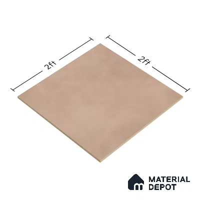 Plain Wall & Floor Tile TL 05350 B Neutra Cloud Ash Light 2 ft x 2 ft Vitrified Carving Matte Finish - 9 mm | Suitable for Bedroom, Balcony, Foyer, Dining