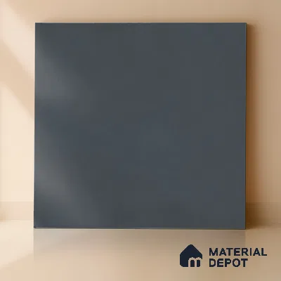Plain Wall & Floor Tile TL 05350 C Neutra Cloud Grey 2 ft x 2 ft Vitrified Carving Matte Finish - 9 mm | Suitable for Bedroom, Balcony, Foyer, Dining (Sample)