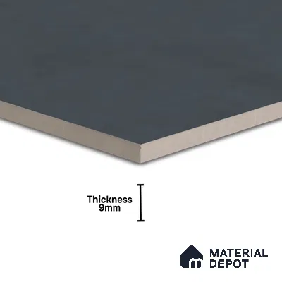 Plain Wall & Floor Tile TL 05350 C Neutra Cloud Grey 2 ft x 2 ft Vitrified Carving Matte Finish - 9 mm | Suitable for Bedroom, Balcony, Foyer, Dining (Sample)