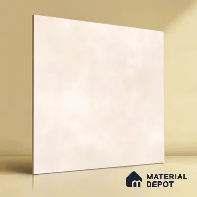 Plain Wall & Floor Tile TL 05350 D Neutra Cloud Dune 2 ft x 2 ft Vitrified Carving Matte Finish - 9 mm | Suitable for Bedroom, Balcony, Foyer, Dining