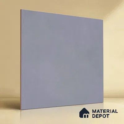 Plain Wall & Floor Tile TL 05350 F Neutra Cloud Gris 2 ft x 2 ft Vitrified Carving Matte Finish - 9 mm | Suitable for Bedroom, Balcony, Foyer, Dining