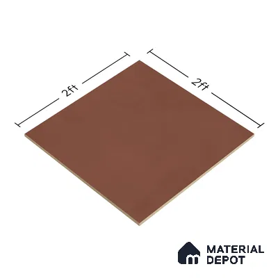 Plain Wall & Floor Tile TL 05350 G Neutra Cloud Terracotta 2 ft x 2 ft Vitrified Carving Matte Finish - 9 mm | Suitable for Bedroom, Balcony, Foyer, Dining