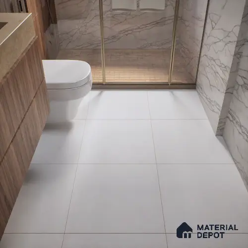Plain Wall & Floor Tile TL 05350 Neutra Cloud Crush 2 ft x 2 ft Vitrified Carving Matte Finish - 9 mm | Suitable for Bedroom, Balcony, Foyer, Dining