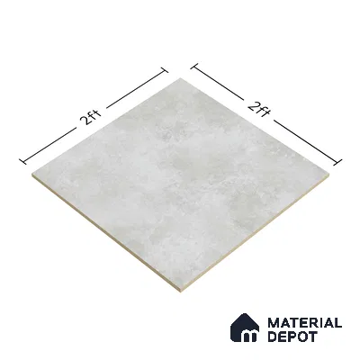Rustic Wall & Floor Tile TL 05351 B Neutra Impex Satvario 2 ft x 2 ft Vitrified Plain Matte Finish - 9 mm | Suitable for Bedroom, Balcony, Foyer, Dining (Sample)