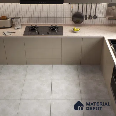 Rustic Wall & Floor Tile TL 05351 B Neutra Impex Satvario 2 ft x 2 ft Vitrified Plain Matte Finish - 9 mm | Suitable for Bedroom, Balcony, Foyer, Dining (Sample)