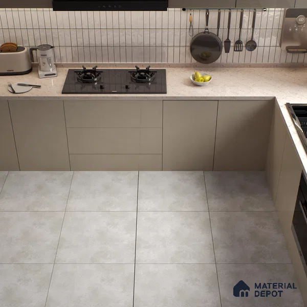 Rustic Wall & Floor Tile TL 05351 B Neutra Impex Satvario 2 ft x 2 ft Vitrified Plain Matte Finish - 9 mm | Suitable for Bedroom, Balcony, Foyer, Dining (Sample)