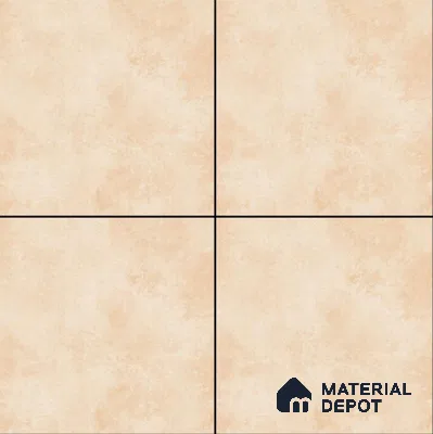 Plain Wall & Floor Tile TL 05351 C Neutra Impex Crema 2 ft x 2 ft Vitrified Plain Matte Finish - 9 mm | Suitable for Bedroom, Balcony, Foyer, Dining (Sample)