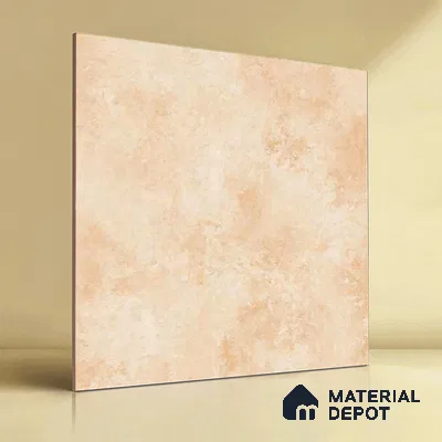 Plain Wall & Floor Tile TL 05351 C Neutra Impex Crema 2 ft x 2 ft Vitrified Plain Matte Finish - 9 mm | Suitable for Bedroom, Balcony, Foyer, Dining (Sample)