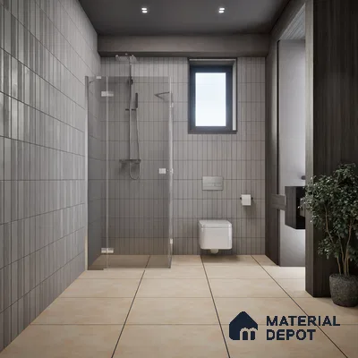 Plain Wall & Floor Tile TL 05351 C Neutra Impex Crema 2 ft x 2 ft Vitrified Plain Matte Finish - 9 mm | Suitable for Bedroom, Balcony, Foyer, Dining (Sample)