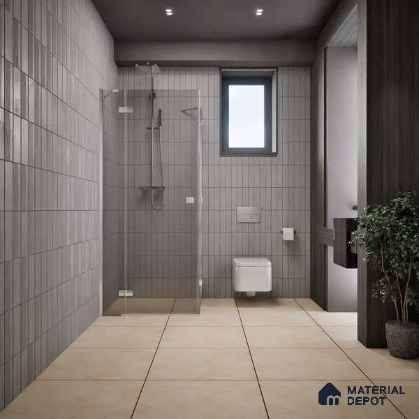 Plain Wall & Floor Tile TL 05351 C Neutra Impex Crema 2 ft x 2 ft Vitrified Plain Matte Finish - 9 mm | Suitable for Bedroom, Balcony, Foyer, Dining (Sample)