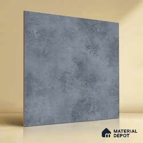 Cement Wall & Floor Tile TL 05351 D Neutra Impex Mix Grey 2 ft x 2 ft Vitrified Plain Matte Finish - 9 mm | Suitable for Bedroom, Balcony, Foyer, Dining