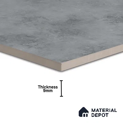 Rustic Wall & Floor Tile TL 05351 D Neutra Impex Mix Grey 2 ft x 2 ft Vitrified Plain Matte Finish - 9 mm | Suitable for Bedroom, Balcony, Foyer, Dining (Sample)