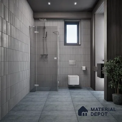 Rustic Wall & Floor Tile TL 05351 E Neutra Impex Fog 2 ft x 2 ft Vitrified Plain Matte Finish - 9 mm | Suitable for Bedroom, Balcony, Foyer, Dining (Sample)