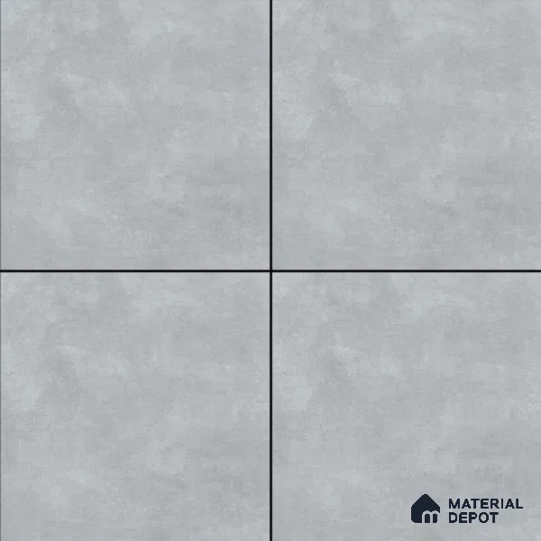 Rustic Wall & Floor Tile TL 05351 Neutra Impex White 2 ft x 2 ft Vitrified Plain Matte Finish - 9 mm | Suitable for Bedroom, Balcony, Foyer, Dining