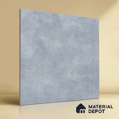 Rustic Wall & Floor Tile TL 05351 Neutra Impex White 2 ft x 2 ft Vitrified Plain Matte Finish - 9 mm | Suitable for Bedroom, Balcony, Foyer, Dining