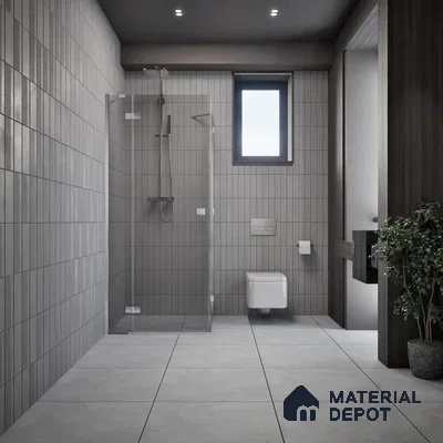 Rustic Wall & Floor Tile TL 05351 Neutra Impex White 2 ft x 2 ft Vitrified Plain Matte Finish - 9 mm | Suitable for Bedroom, Balcony, Foyer, Dining