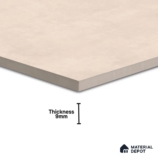 Plain Wall & Floor Tile TL 05352 E Neutra Maser Cafe 2 ft x 2 ft Vitrified Matte Finish - 9 mm | Suitable for Bedroom, Balcony, Foyer, Dining