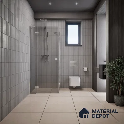 Plain Wall & Floor Tile TL 05352 E Neutra Maser Cafe 2 ft x 2 ft Vitrified Matte Finish - 9 mm | Suitable for Bedroom, Balcony, Foyer, Dining