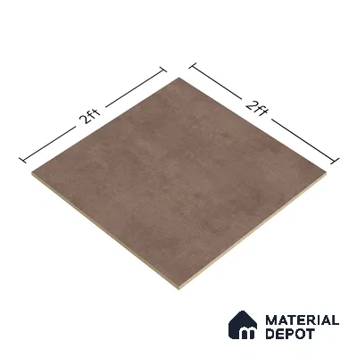 Rustic Wall & Floor Tile TL 05352 Neutra Maser Bruno 2 ft x 2 ft Vitrified Matte Finish - 9 mm | Suitable for Bedroom, Balcony, Foyer, Dining (Sample)