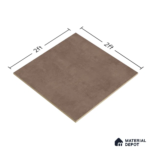 Rustic Wall & Floor Tile TL 05352 Neutra Maser Bruno 2 ft x 2 ft Vitrified Matte Finish - 9 mm | Suitable for Bedroom, Balcony, Foyer, Dining (Sample)