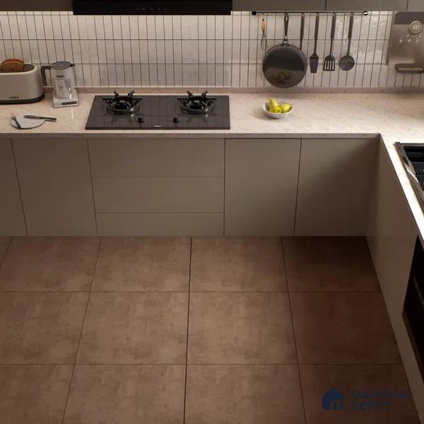 Rustic Wall & Floor Tile TL 05352 Neutra Maser Bruno 2 ft x 2 ft Vitrified Matte Finish - 9 mm | Suitable for Bedroom, Balcony, Foyer, Dining (Sample)