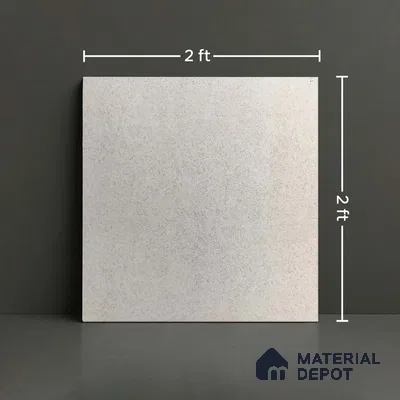 Plain Wall & Floor Tile TL 05353 B Neutra Morenova Bliss 2 ft x 2 ft Vitrified Matte Finish - 9 mm | Suitable for Bedroom, Balcony, Foyer, Dining (Sample)