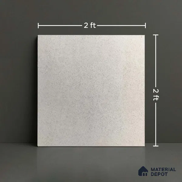 Plain Wall & Floor Tile TL 05353 B Neutra Morenova Bliss 2 ft x 2 ft Vitrified Matte Finish - 9 mm | Suitable for Bedroom, Balcony, Foyer, Dining (Sample)