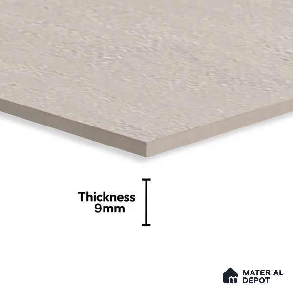 Stone Wall & Floor Tile TL 06205 Proactylix Pearl Plain 4 ft x 2 ft Vitrified Matte Finish - 9 mm (Random Design 4) | Suitable for Living Room, Bedroom, Bathroom & Kitchen