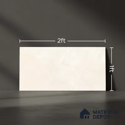 Marble Wall Tile TL 05989 6052 L Light 2 ft x 1 ft Ceramic Matte Finish - 7.5 mm | Suitable For Kitchen, Bathroom (Sample)