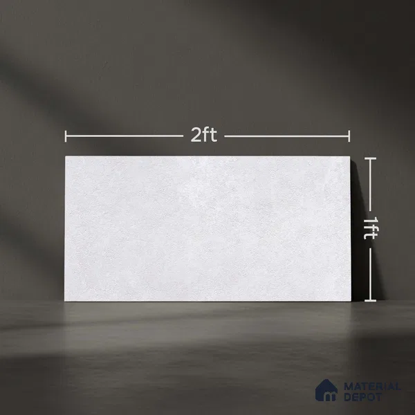 Stone Wall Tile TL 05988 6048 L Light 2 ft x 1 ft Ceramic Rustic Matte Finish - 7.5 mm | Suitable For Kitchen, Bathroom (Sample)