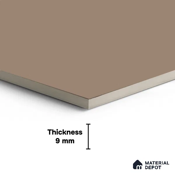 Plain Floor & Wall Full Body Tile TL 10744  Lux Crest Javano 4 ft x 2 ft Vitrified Matte Finish - 9 mm | Suitable for Living Room, Bedroom, Bathroom